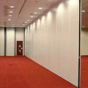 Accordion Office Fabric Demountable Folding Partition Walls , Sound Proof Room Partitions