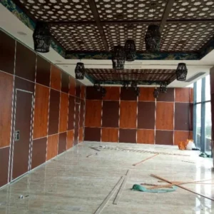 Accordion Sliding Partition Walls , Decorative Folding Screen Room Divider