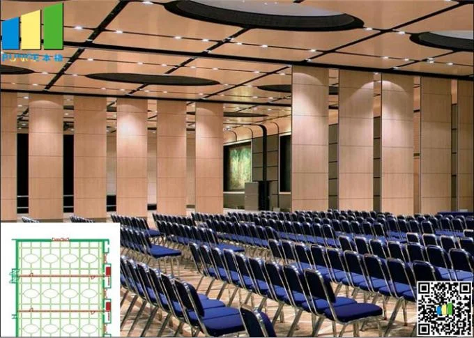 Acoustic Banquet Hall Wooden Partition Wall 6