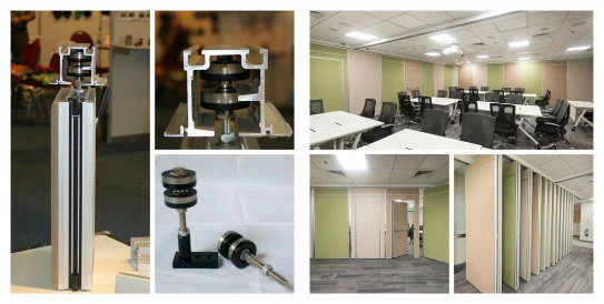 Acoustic Conference Hall Office Partition Walls Melamine Finish Customized 0