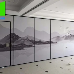 Acoustic Divider Movable Soundproof Folding Partition Walls Panel For Restaurant
