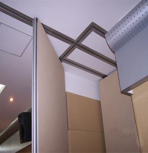 Acoustic Fabric Commercial Operable Partition Walls 6m Height 0