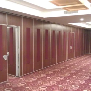 Acoustic Fabric Commercial Operable Partition Walls 6m Height