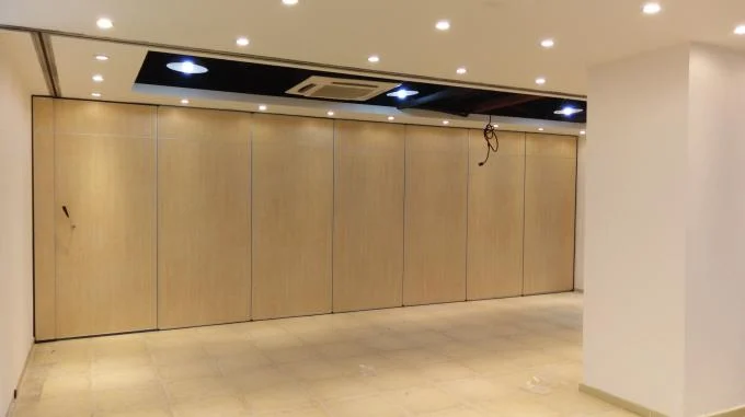 Acoustic Folding Door Partition No Floor Track Sliding Folding Partition For Banquet Hall 2