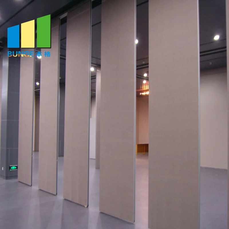 Acoustic Hanging Soundproof Sliding Partition Walls For Conference Room