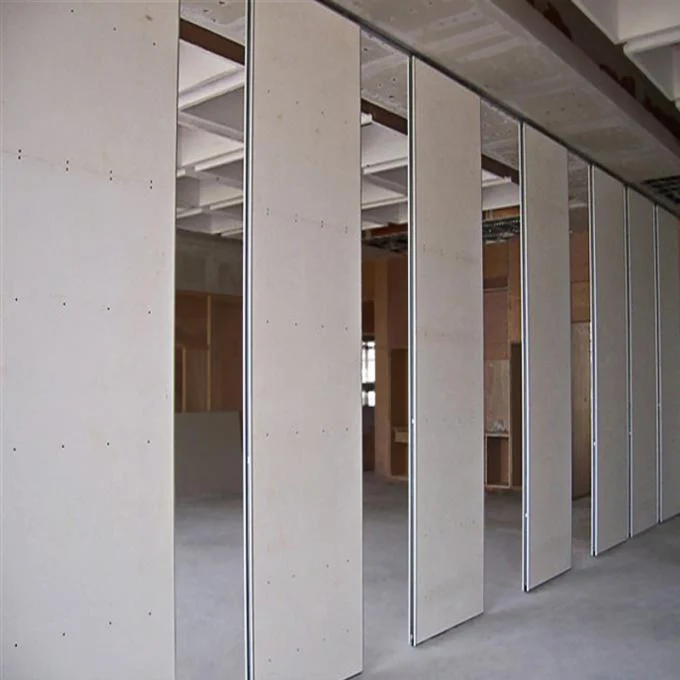 Acoustic High Sliding Folding Aluminum Movable Partition Wall Profile 1