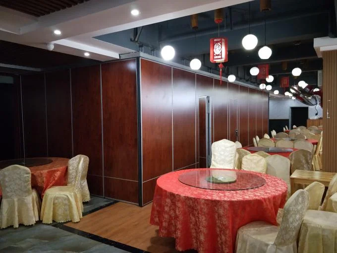 Acoustic Mdf Board Folding Partition Walls With Aluminium Frame 2