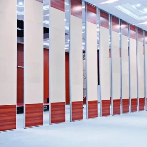 Acoustic Mdf Board Folding Partition Walls With Aluminium Frame