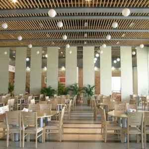 Acoustic Mdf Board Folding Partition Walls With Aluminium Frame