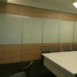 Acoustic Movable Hotel Acoustic Partition Wall With Hanging System Sliding Roller
