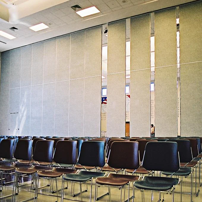 Acoustic Movable Soundproof Sliding Absorption Partition Wall Banquet Hall Door Divider 0