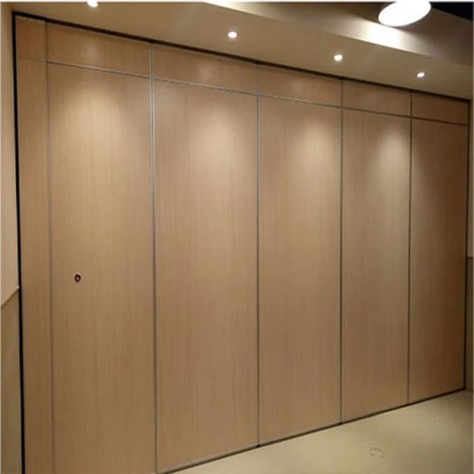 Acoustic Movable Type -65 Top Hanging Track Folding Partition Walls For Multi - Function Room 0