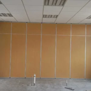 Acoustic Moving Sound Proof Room Divider Flexible Aluminium Track For Office