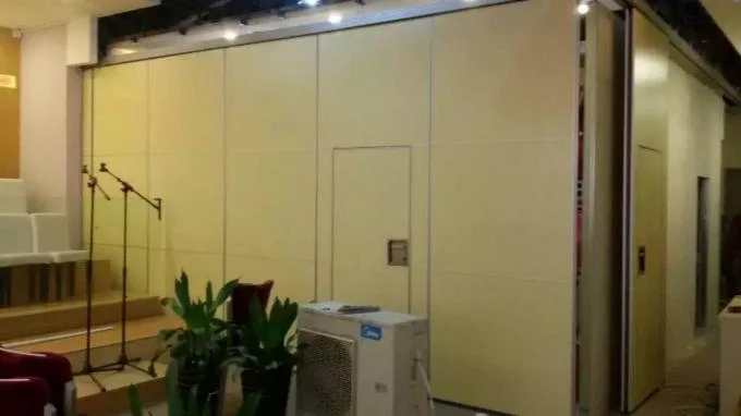Acoustic Moving Sound Proof Room Divider Flexible Aluminium Track For Office 0