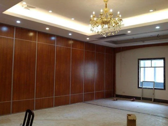 Acoustic Operable Sliding Foldable Partition Wall Panels MDF Laminate Finish 0