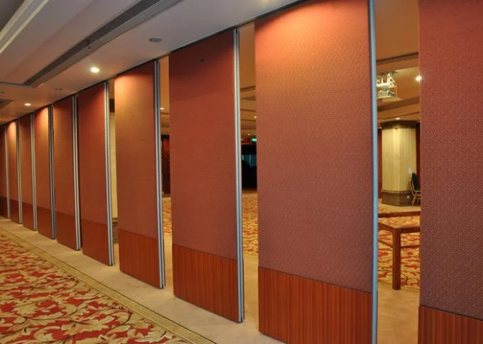 Acoustic Rate 45 Db Commercial Sliding Doors Wall Partition 3.346 Inch Thickness 0