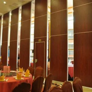Acoustic Room Dividers Movable , Sandwich Panel Walls Single Or Double Door