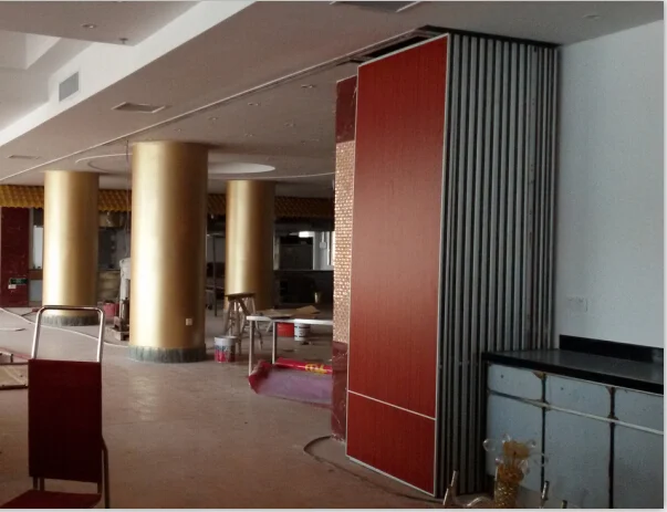 Acoustic Room Dividers Movable , Sandwich Panel Walls Single Or Double Door 0