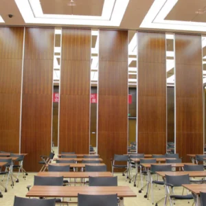 Acoustic Room Dividers Movable Wall Hardware Aluminium Track Folding Partition Wall