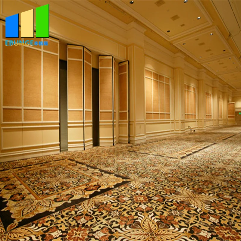 Acoustic Room Dividers Restaurant Sliding Gate Folding Partition For Decoration