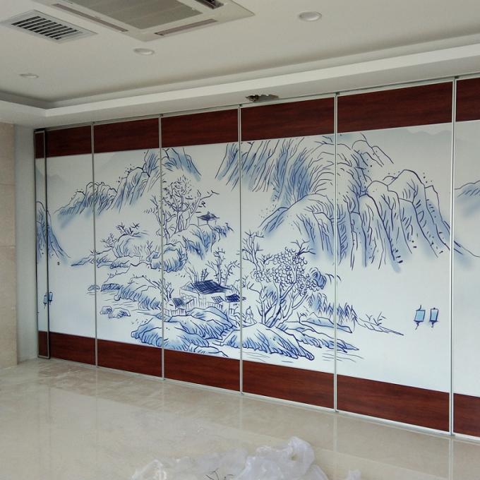 Acoustic Sliding Aluminum Track Restaurant Movable Wall Partitions 2