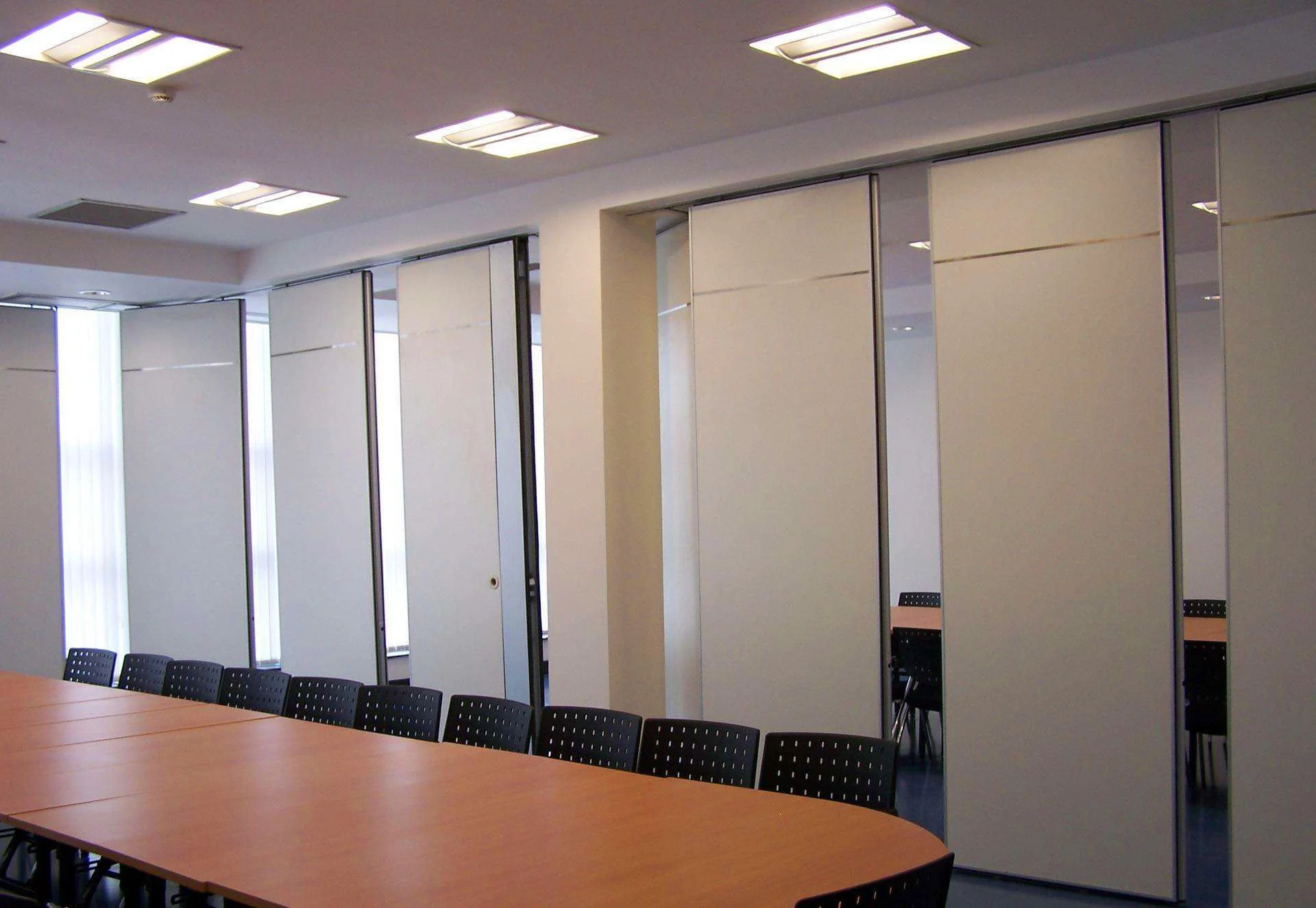 Acoustic Sliding Folding Movable Partition Walls For Meeting Room