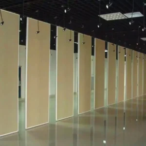Acoustic Sliding Folding Partition Walls For Hotel Banquet Hall 13000mm Height