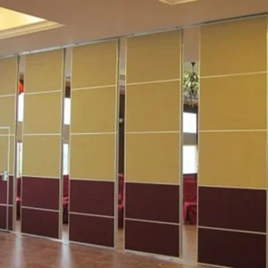 Acoustic Sliding Folding Partition Walls For Hotel Banquet Hall 13000mm Height