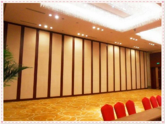 Acoustic Sliding Folding Partitions Movable Walls With Aluminium Door Track Rollers 1