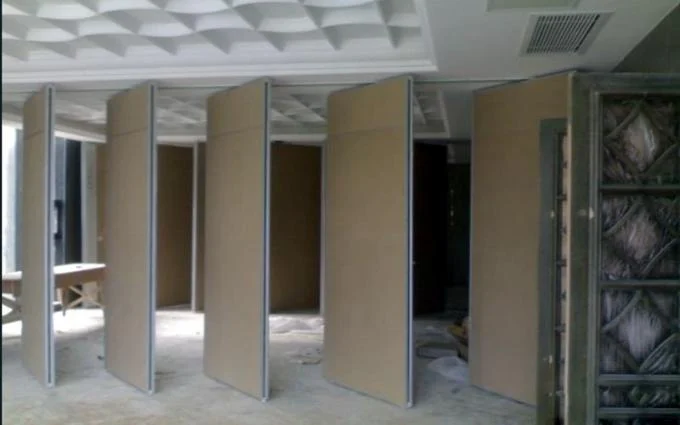 Acoustical Mobile Folding Sliding Partition / Classroom Wall Partitions 1