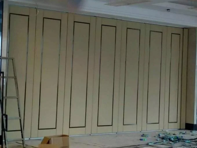 Aluminium Alloy Melamine Surface Soundproof Movable Wall Partition 65 mm Thickness 0