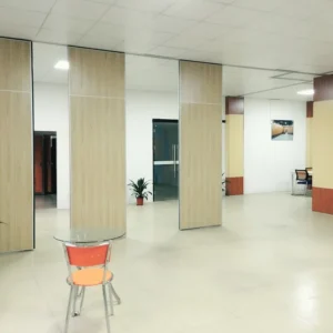 Aluminium Alloy Melamine Surface Soundproof Movable Wall Partition 65 mm Thickness