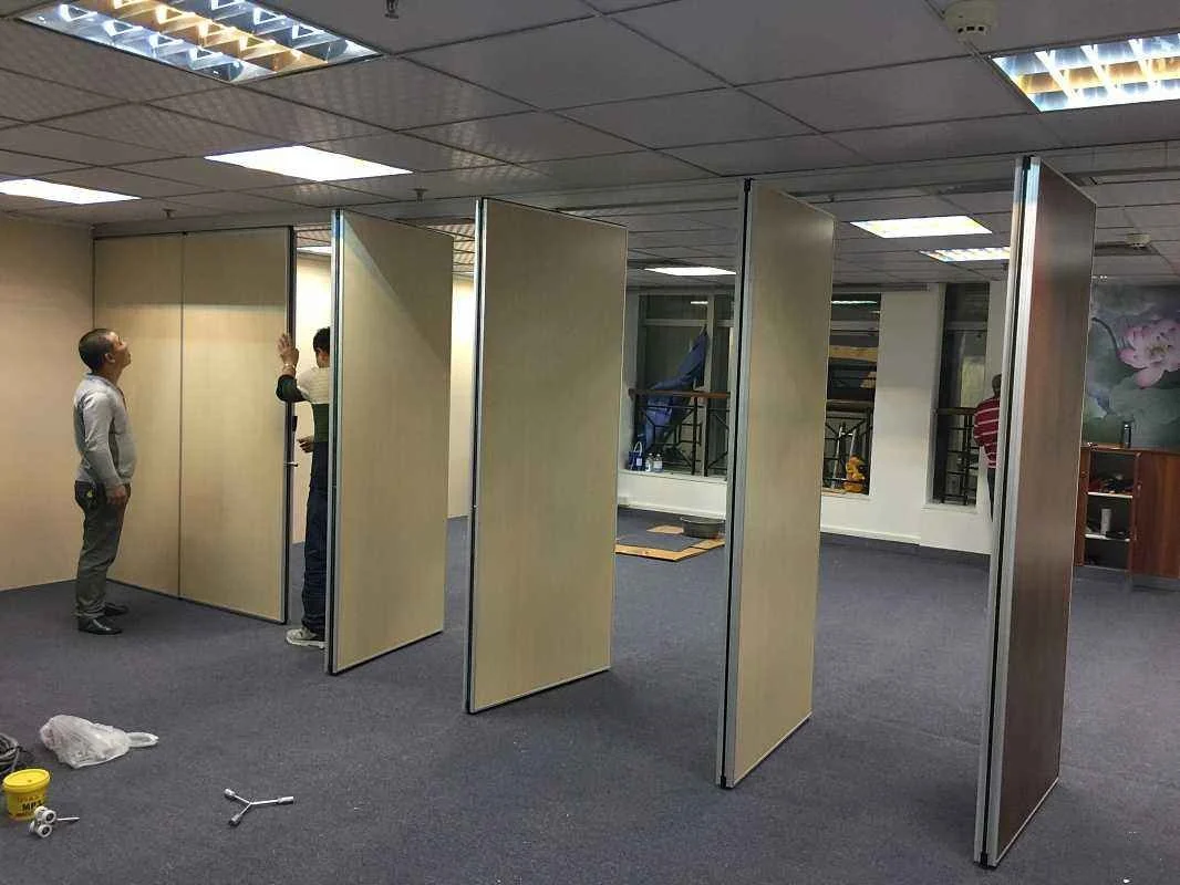 Aluminium Alloy Office Or Conference Room Sliding Partition Walls Customized Size