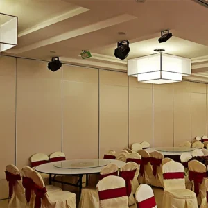 Aluminium Bi-Fold Doors Movable Collapsing Sliding Partition Wall Easy Installation