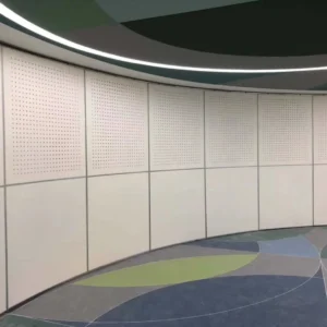 Aluminium Ceiling Track Acoustic Room Dividers For Classroom / Sliding Partition Walls