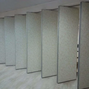 Aluminium Commercial Sliding Door Folding Partition Walls MDF Board Finished for Great Hall