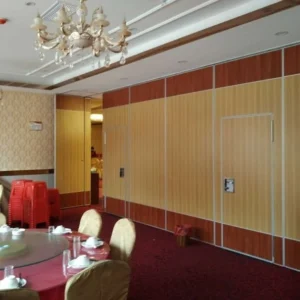Aluminium Door Track System Acoustic Partition Wall / Sliding Movable Partition Wall Systems