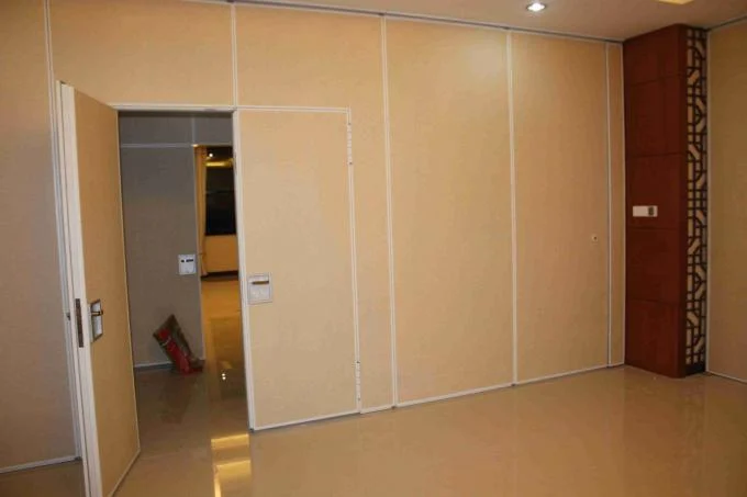 Aluminium Door Track System Acoustic Partition Wall / Sliding Movable Partition Wall Systems 0