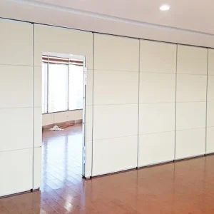 Aluminium Frame Movable Partition Walls , Soundproof Folding Office Room Dividers