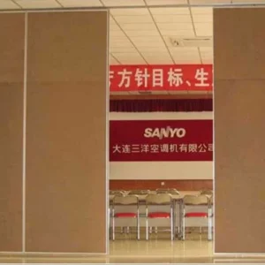 Aluminium Frame Movable Sliding Folding Partition Walls System Philippines 85mm Width