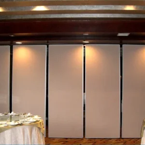 Aluminium Frame Movable Sliding Folding Partition Walls System Philippines 85mm Width 0