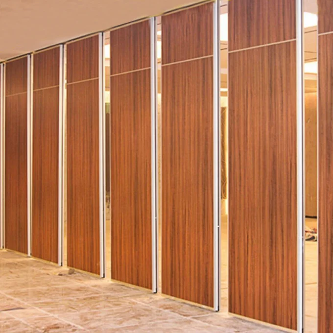 Aluminium Frame Slid Cloth Compact Board Movable Partition Walls Decorative Louvered 0