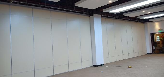 Aluminium Frame Sliding Folding Wooden Banquet Hall Partition Soundproof Movable Walls for Restaurants 1