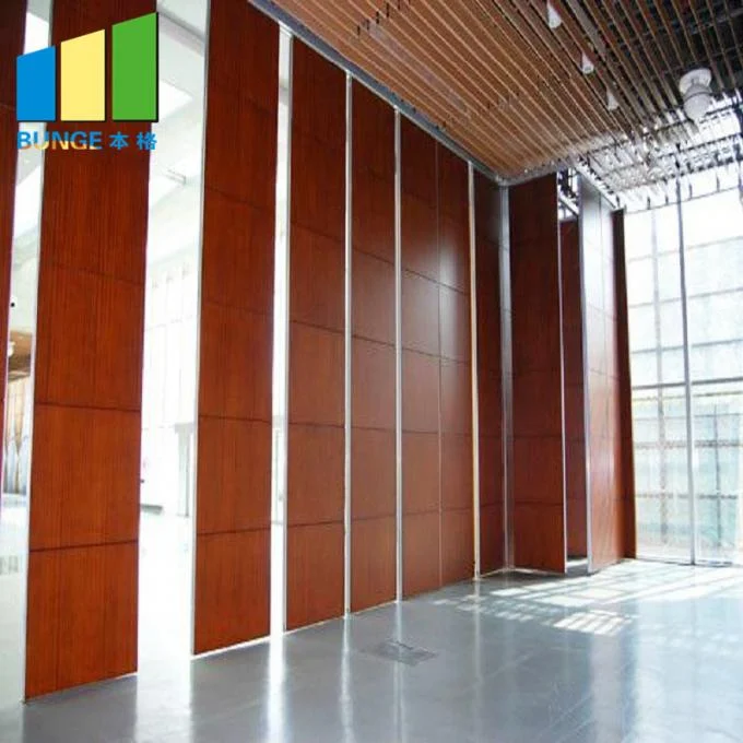 Aluminium Gypsum Board Fabric Folding Classroom Partitions Soundproofing Movable Wall 0