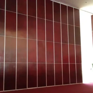 Aluminium Hotel Sound Proof Partition Wall / 4m Height Moving Room Dividers