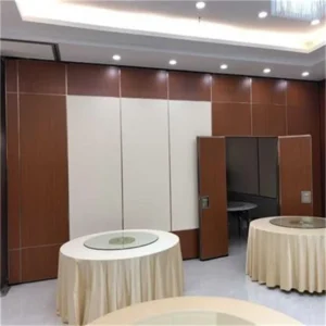 Aluminium Mobile Sliding Folding Partition Walls Hotel Soundproof Acoustic Movable Partitions