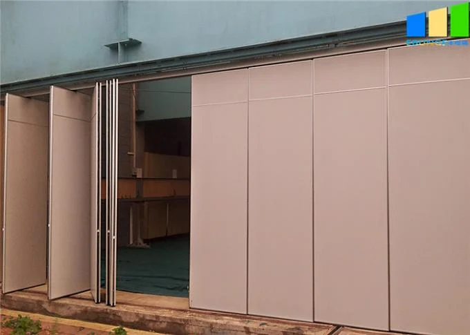 Aluminium Movable Partition Walls Sliding Folding Active Sound Isolation Wall 0