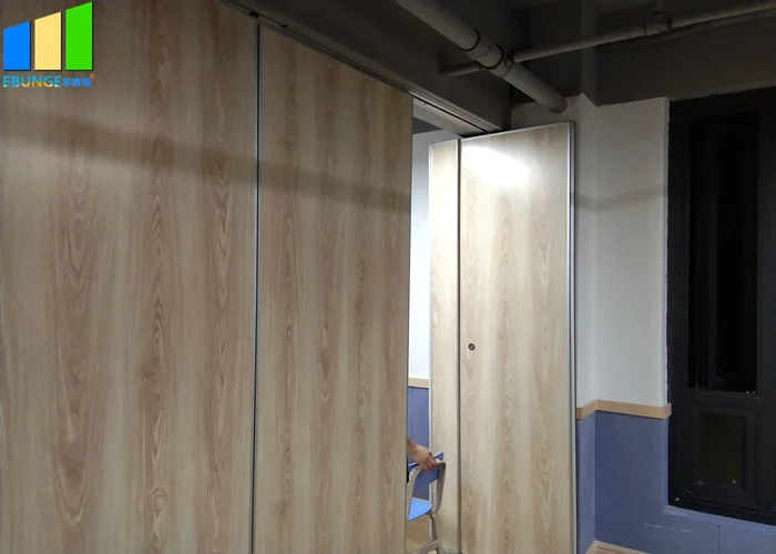 Aluminium Movable Partition Walls Sliding Folding Active Sound Isolation Wall