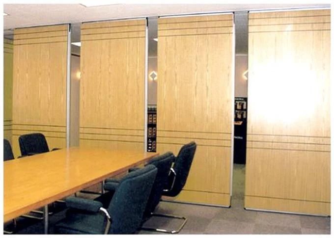 Aluminium Movable Sound Proof Timber Partition Wall For Library 0