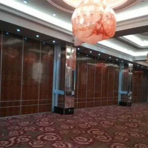 Aluminium Office Partition Acoustic Room Dividers Operable Wall for Restaurant
